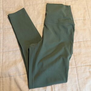 Manduka Green high waisted leggings